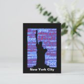 Carte Postale Statue de la Liberté de New York (Debout devant)