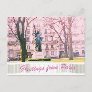 Carte Postale Statue de la Liberté de Paris