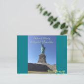 Carte postale Statue de la Liberté du New Jersey (Debout devant)