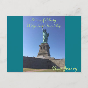 Carte postale Statue de la Liberté du New Jersey