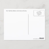 Carte Postale Statue de la Liberté du port de New York (Dos)