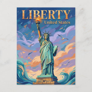Carte Postale Statue de la Liberté État de New York