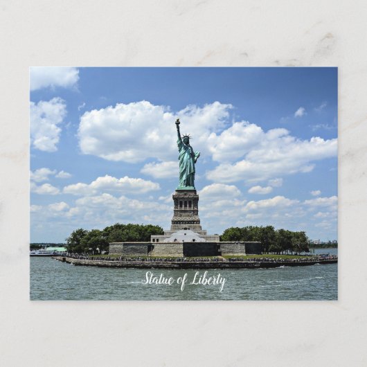Carte Postale Statue de la Liberté, Liberty Island, (Devant)
