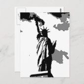 Carte Postale Statue de la Liberté New York (Devant / Derrière)
