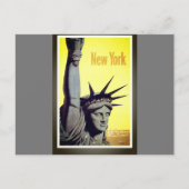 Carte Postale Statue De La Liberté, New York (Devant)