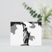 Carte Postale Statue de la Liberté New York (Debout devant)