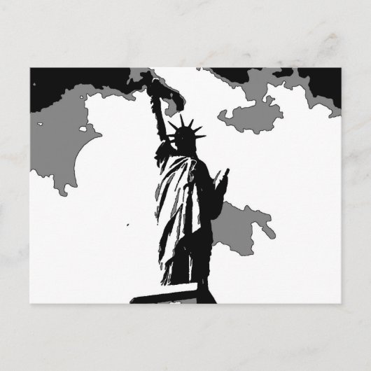 Carte Postale Statue de la Liberté New York (Devant)