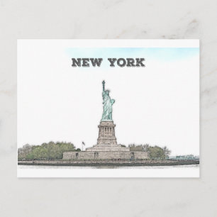 Carte Postale Statue de la Liberté - New York