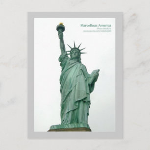 Carte Postale Statue De La Liberté, New York
