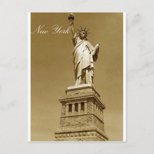 Carte Postale Statue de la Liberté, New York (Devant)