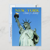 Carte Postale Statue de la Liberté, New York (Devant / Derrière)