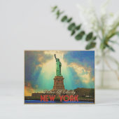 Carte Postale Statue De La Liberté NYC (Debout devant)
