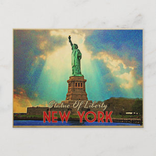 Carte Postale Statue De La Liberté NYC