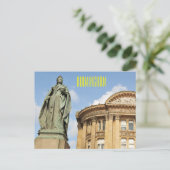 Carte Postale Statue de la reine Victoria à Birmingham, Angleter (Debout devant)