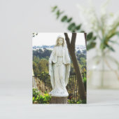 Carte Postale Statue de la Vierge Marie (Debout devant)