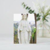Carte Postale Statue de la Vierge Marie (Debout devant)