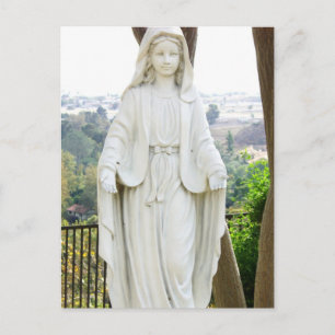 Carte Postale Statue de la Vierge Marie