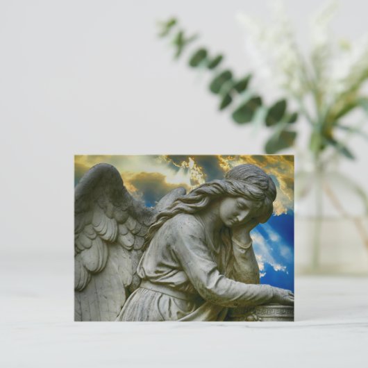 Carte Postale Statue de l'ange (Debout devant)