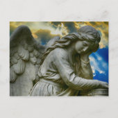 Carte Postale Statue de l'ange (Devant)