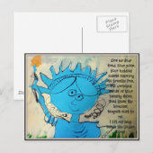 Carte Postale Statue de l'Art Liberté (Devant / Derrière)