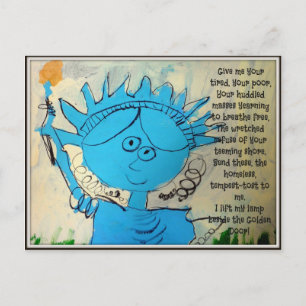 Carte Postale Statue de l'Art Liberté