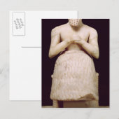 Carte Postale Statue de l'Ebih-Il (Devant / Derrière)