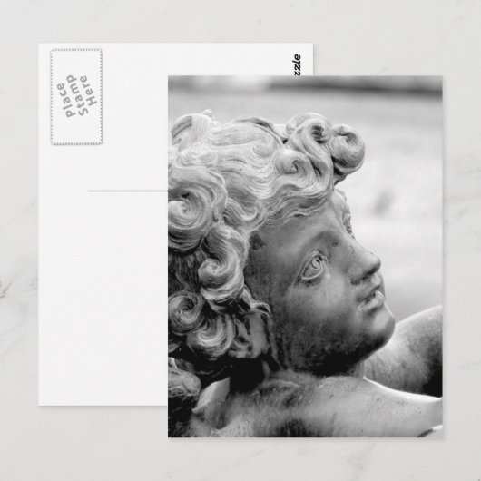 Carte Postale Statue de l'enfant (Devant / Derrière)