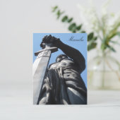 Carte Postale statue de l'épée manille (Debout devant)