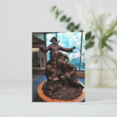 Carte Postale Statue de Lewis & Clark, Fort Clatsop, Oregon (Debout devant)