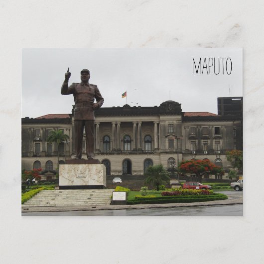 Carte Postale statue de l'hôtel de ville de maputo (Devant)