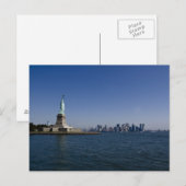 carte postale statue de liberté (Devant / Derrière)