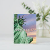 Carte Postale statue de liberté (Debout devant)