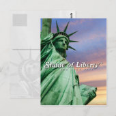 Carte Postale statue de liberté (Devant / Derrière)