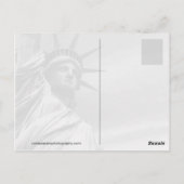 Carte Postale statue de liberté (Dos)