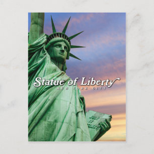 Carte Postale statue de liberté