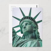 CARTE POSTALE STATUE DE LIBERTÉ, NEW YORK (Devant / Derrière)