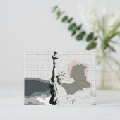 Carte Postale Statue de Liberty Pop Art (Debout devant)