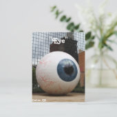 Carte Postale Statue de l'œil # 4 (Debout devant)