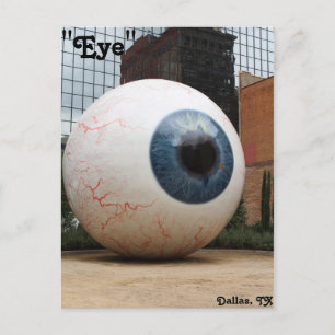 Carte Postale Statue de l'oeil n° 3