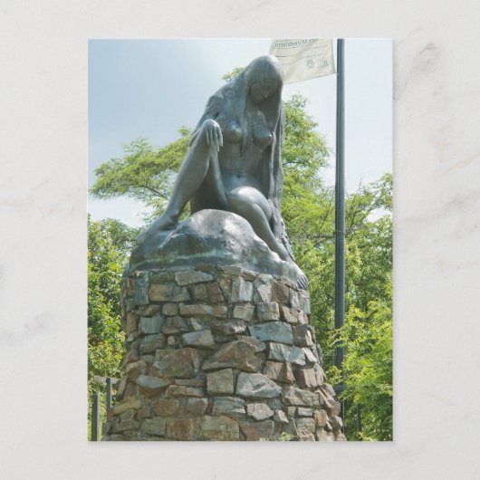 Carte Postale Statue de Lorelei (Devant)