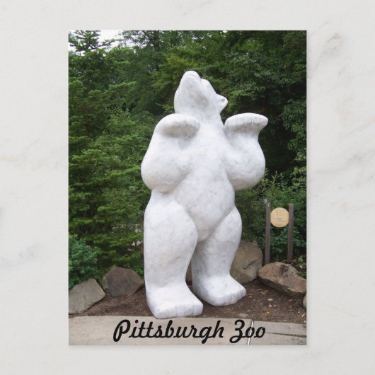 Carte Postale Statue de l'ours polaire (Devant)
