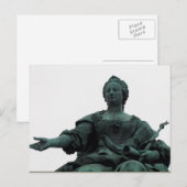 Carte Postale Statue De Maria Theresia (Devant / Derrière)