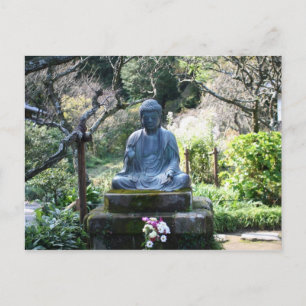 Carte Postale Statue de Méditating Bouddha