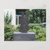 Carte Postale Statue de Miffy (Devant)