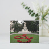 Carte Postale statue de mozart (Debout devant)