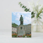 Carte Postale Statue de Mozart à Salzbourg (Debout devant)