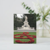 Carte Postale statue de mozart wien (Debout devant)