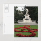 Carte Postale statue de mozart wien (Devant / Derrière)