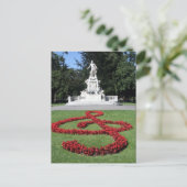 Carte Postale statue de musique mozart (Debout devant)