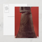 Carte Postale Statue de Napirasu, épouse de Elamite King (Devant / Derrière)